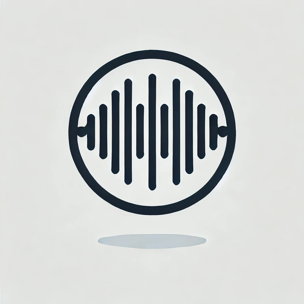 An icon of a sound wave.